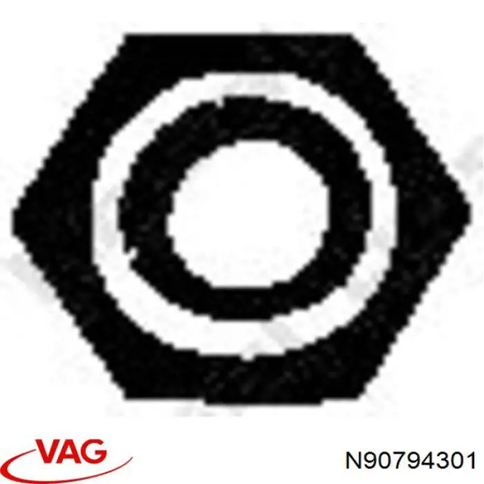 Гайка крепления приемной трубы глушителя (штанов) VAG N90794301 цена, от 0.19 USD