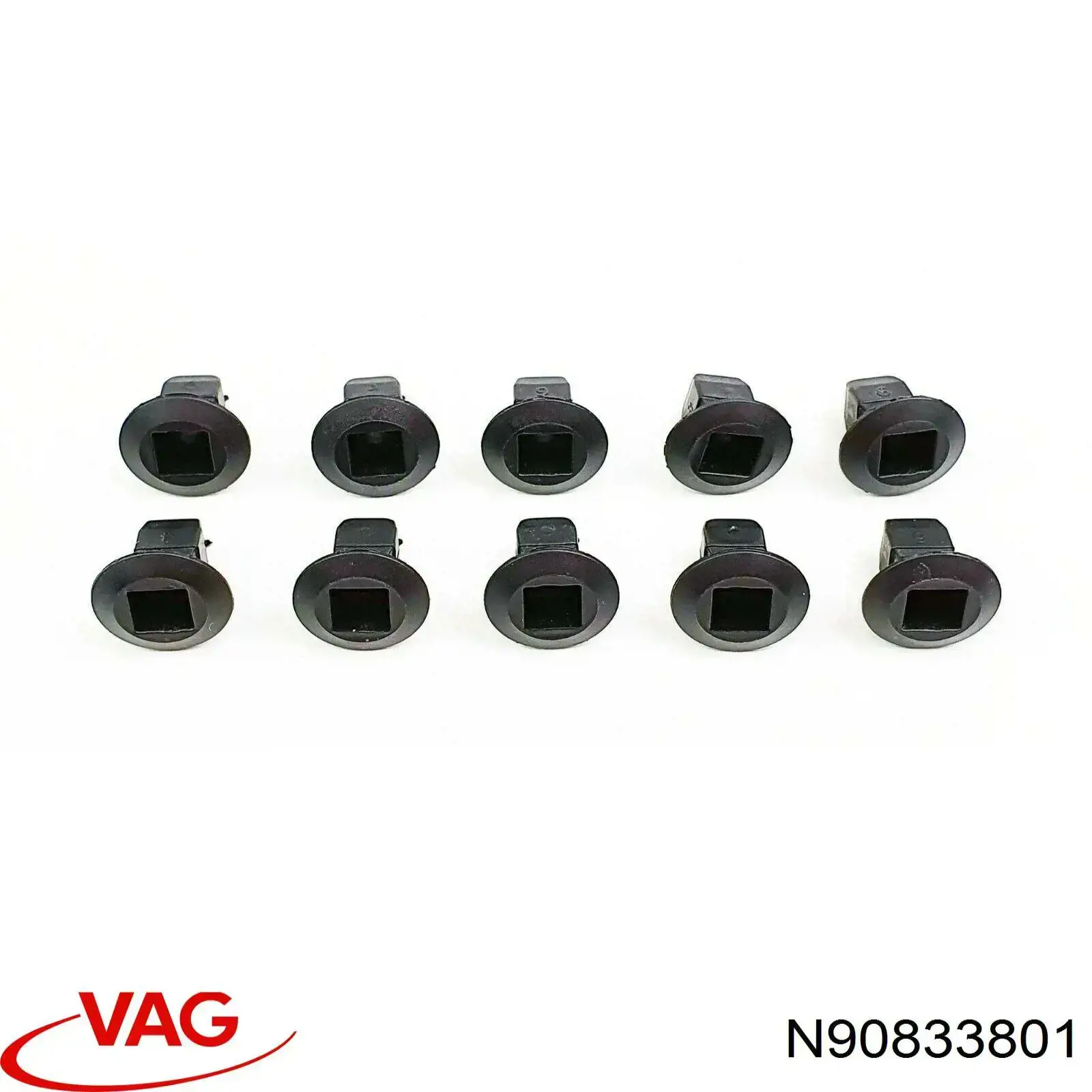 Пистон крепления подкрылок N90833801 VAG