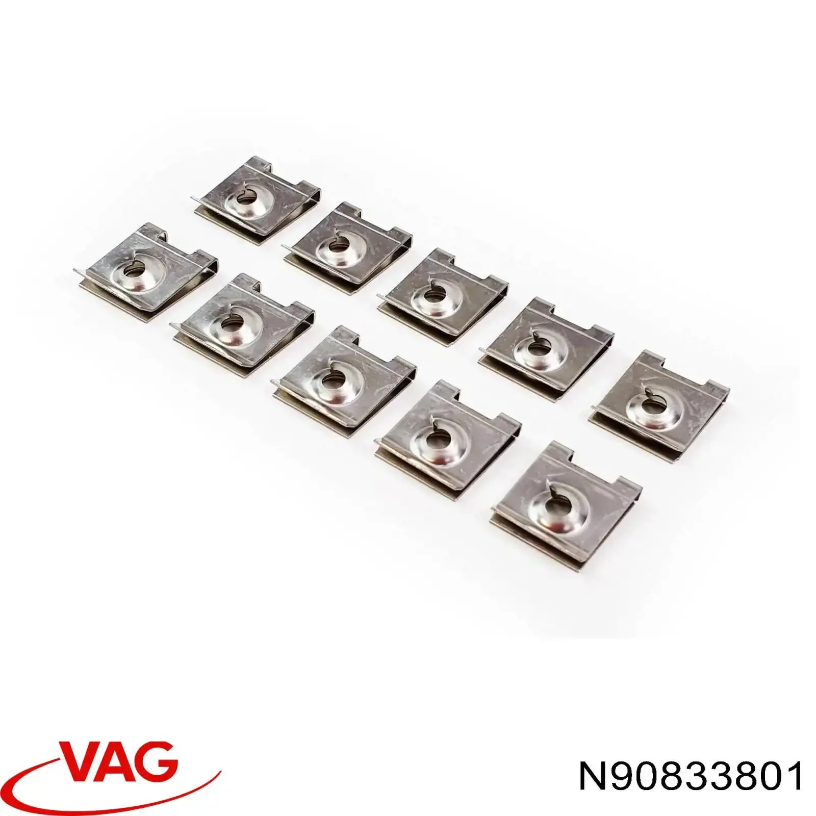 Пистон (клип) крепления подкрылка переднего крыла VAG N90833801