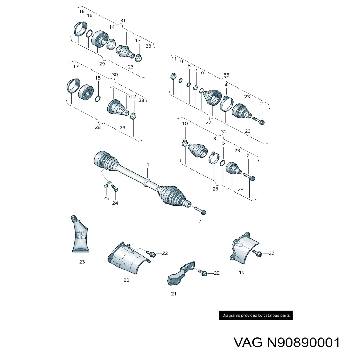  N90890001 VAG