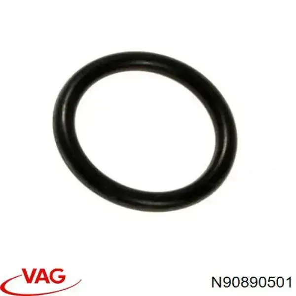 N90890501 VAG anel de vedação de cano derivado do radiador