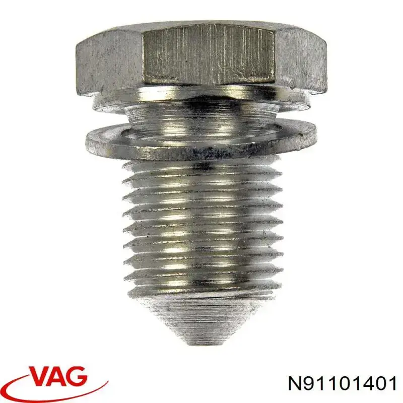 Tampão de panela de motor N91101401 VAG
