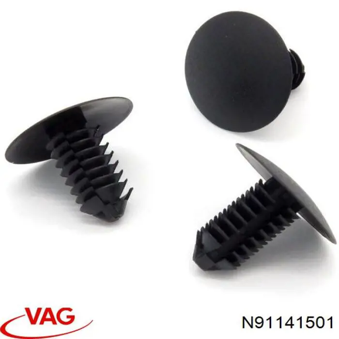 N91141501 VAG пистон (клип крепления решетки радиатора охлаждения)