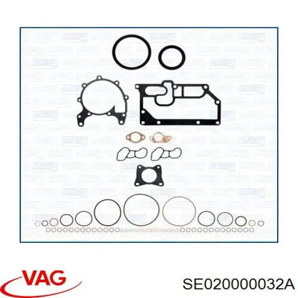 SE020000032A VAG комплект прокладок двигателя верхний