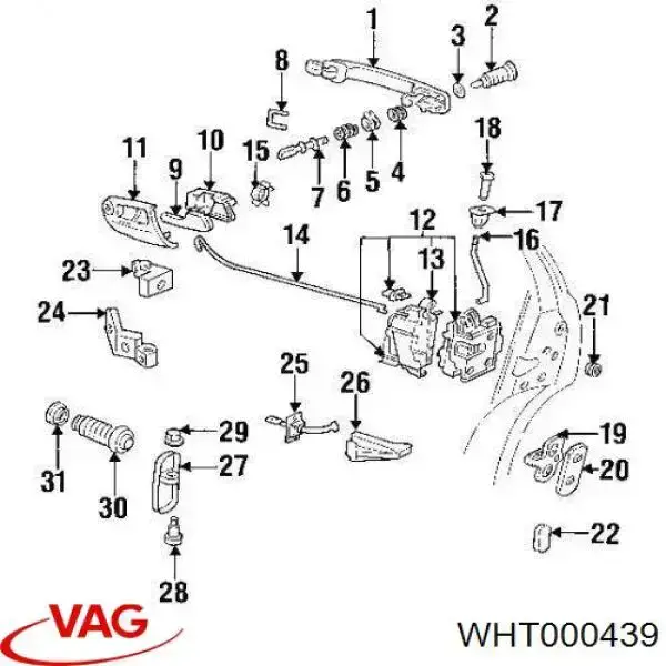 Купить WHT000439 VAG 