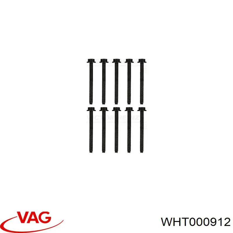 WHT000912 VAG parafuso de cabeça de motor (cbc)