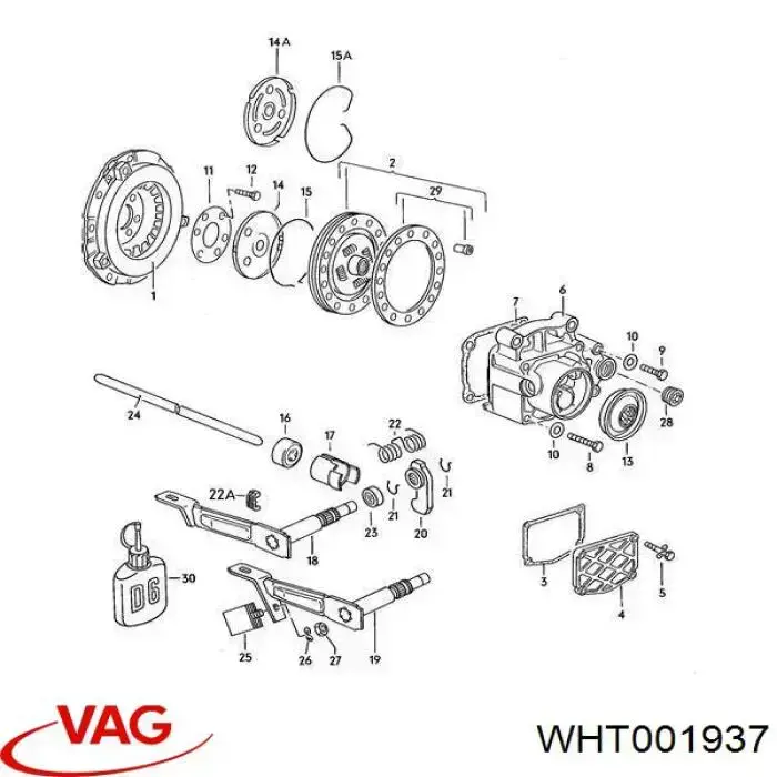 WHT001937 VAG Пробка поддона АКПП