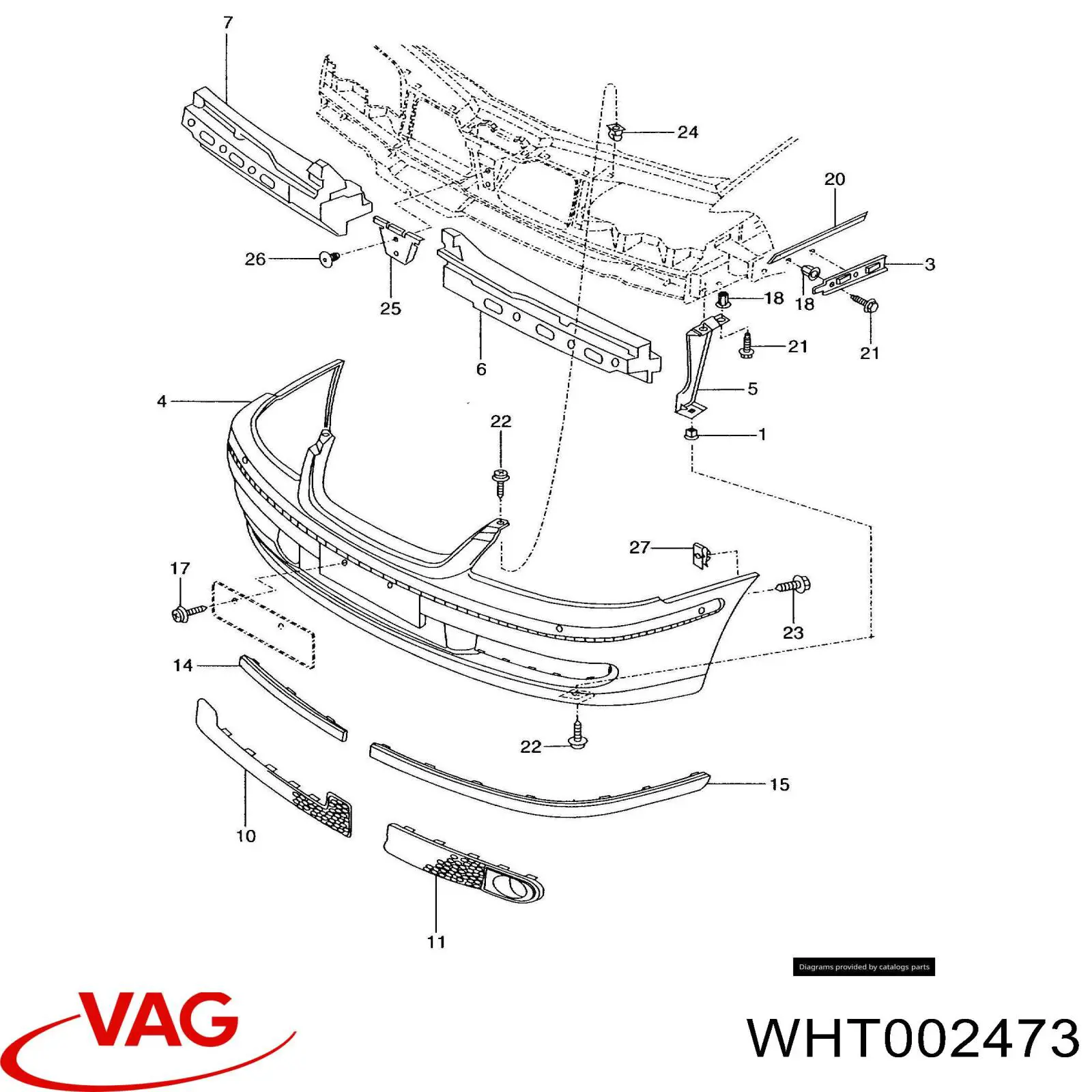  VAG WHT002473 цена, от 4.62 USD