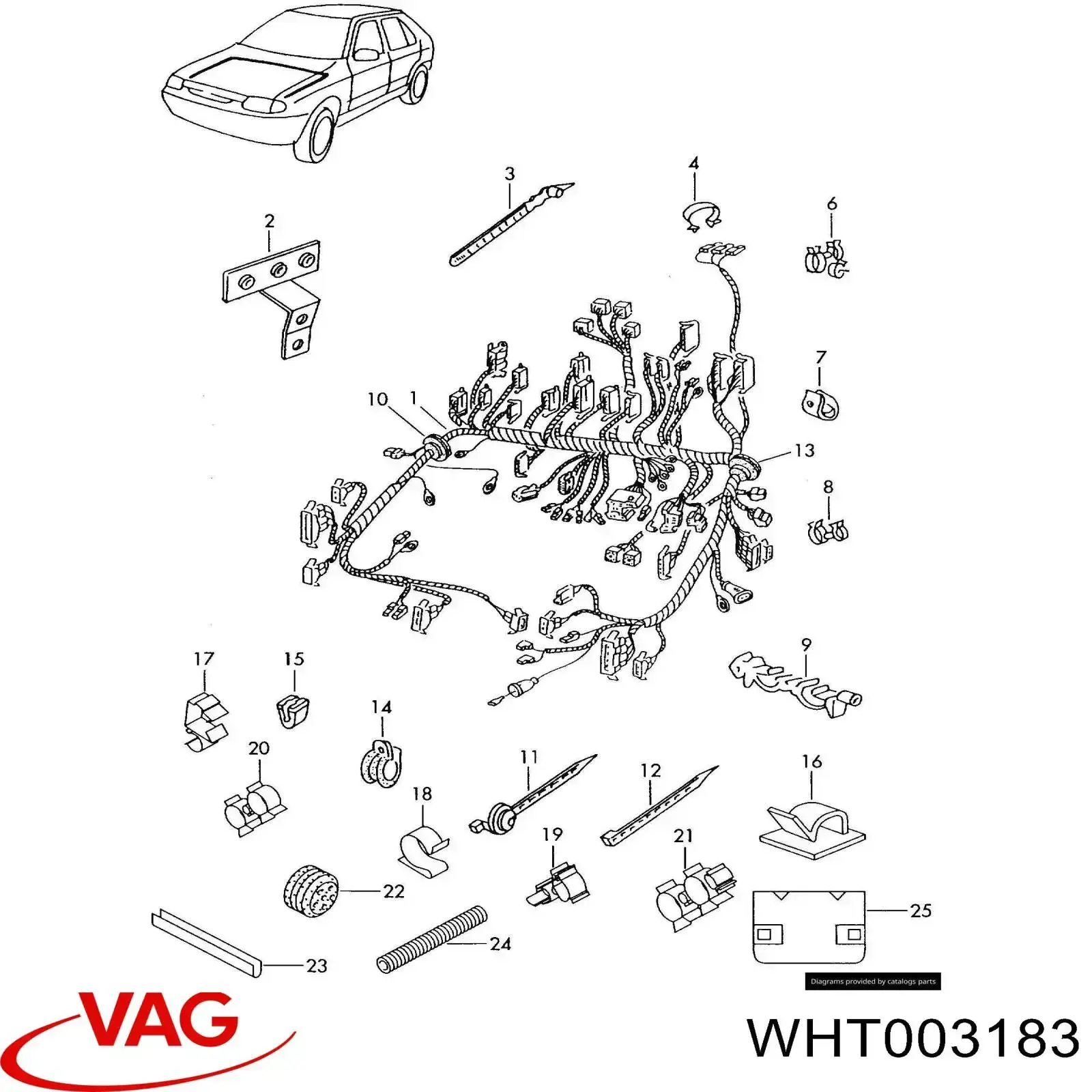  VAG 6U0868563A цена, от 0.84 USD