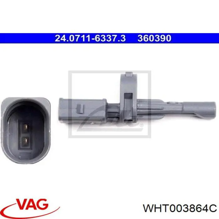 WHT003864C VAG sensor abs traseiro esquerdo