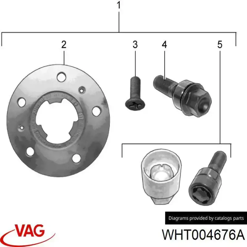 WHT004676A VAG Болты колесные