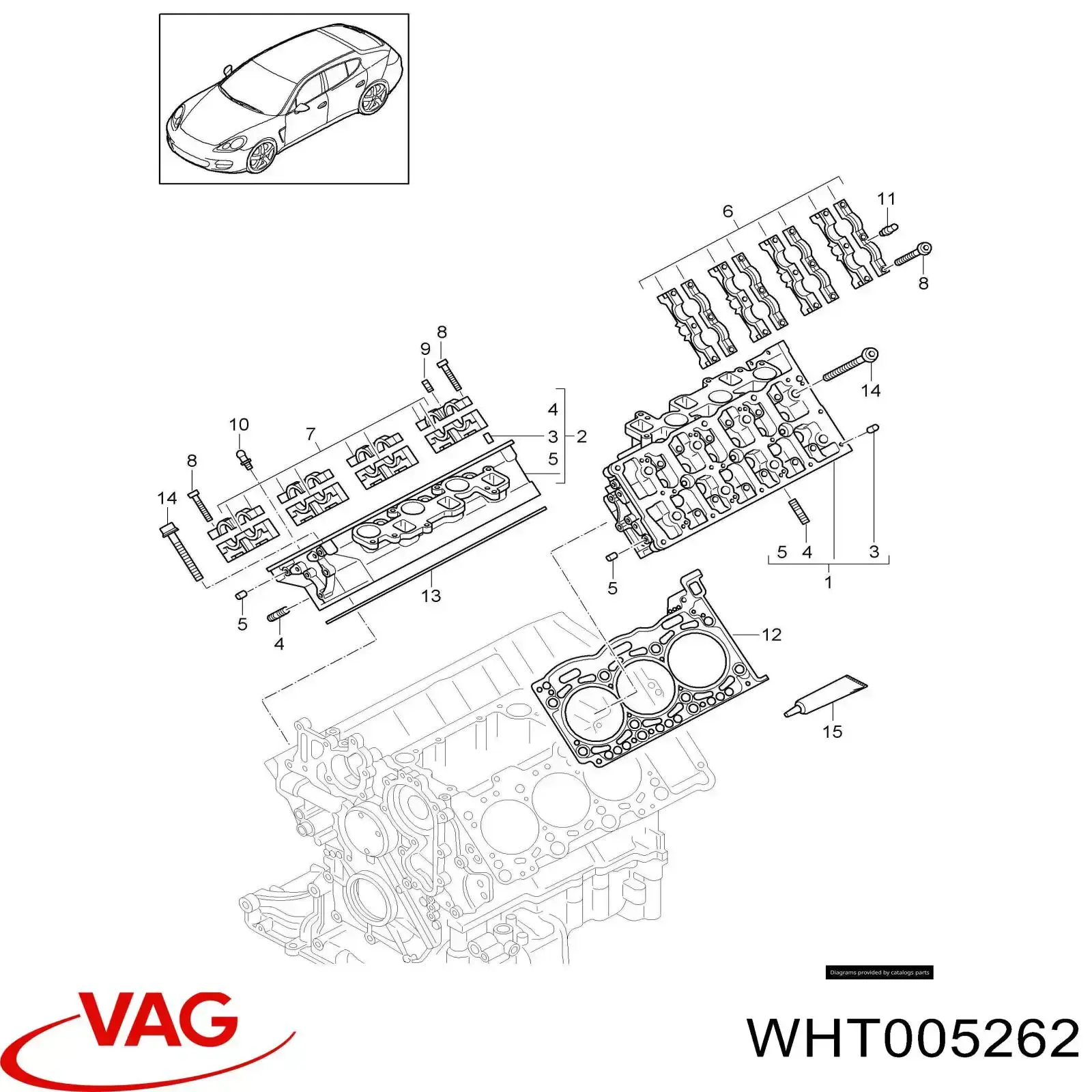 Болт головки блока цилиндров, ГБЦ VAG WHT005262 цена, от 9.94 USD