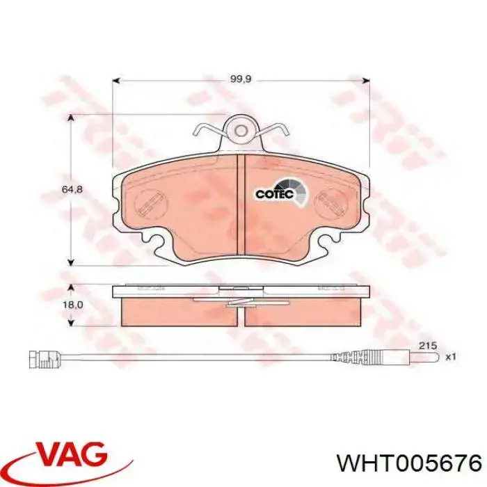 Купить WHT005676 VAG 