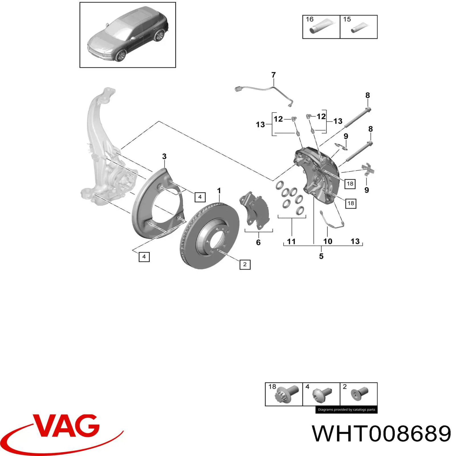 Купить WHT008689 VAG 