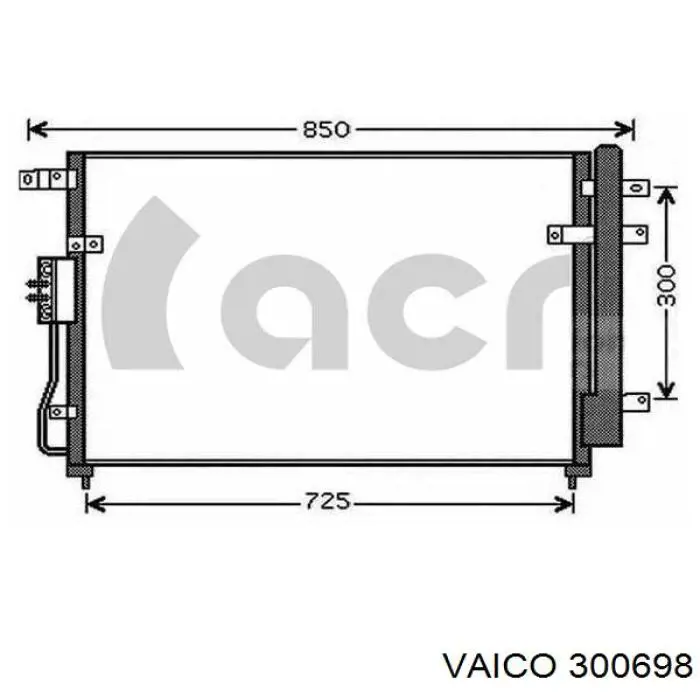 300698 VEMO/Vaico cano derivado de ar, da válvula de borboleta