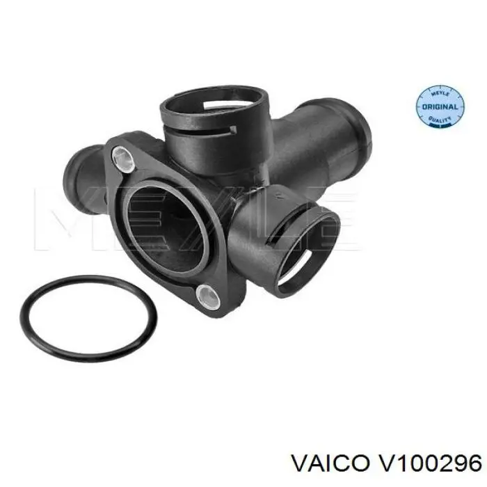 V10-0296 VEMO/Vaico фланец системы охлаждения (тройник)