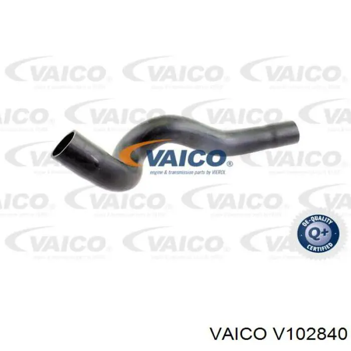 V102840 VEMO/Vaico шланг (патрубок интеркуллера верхний)