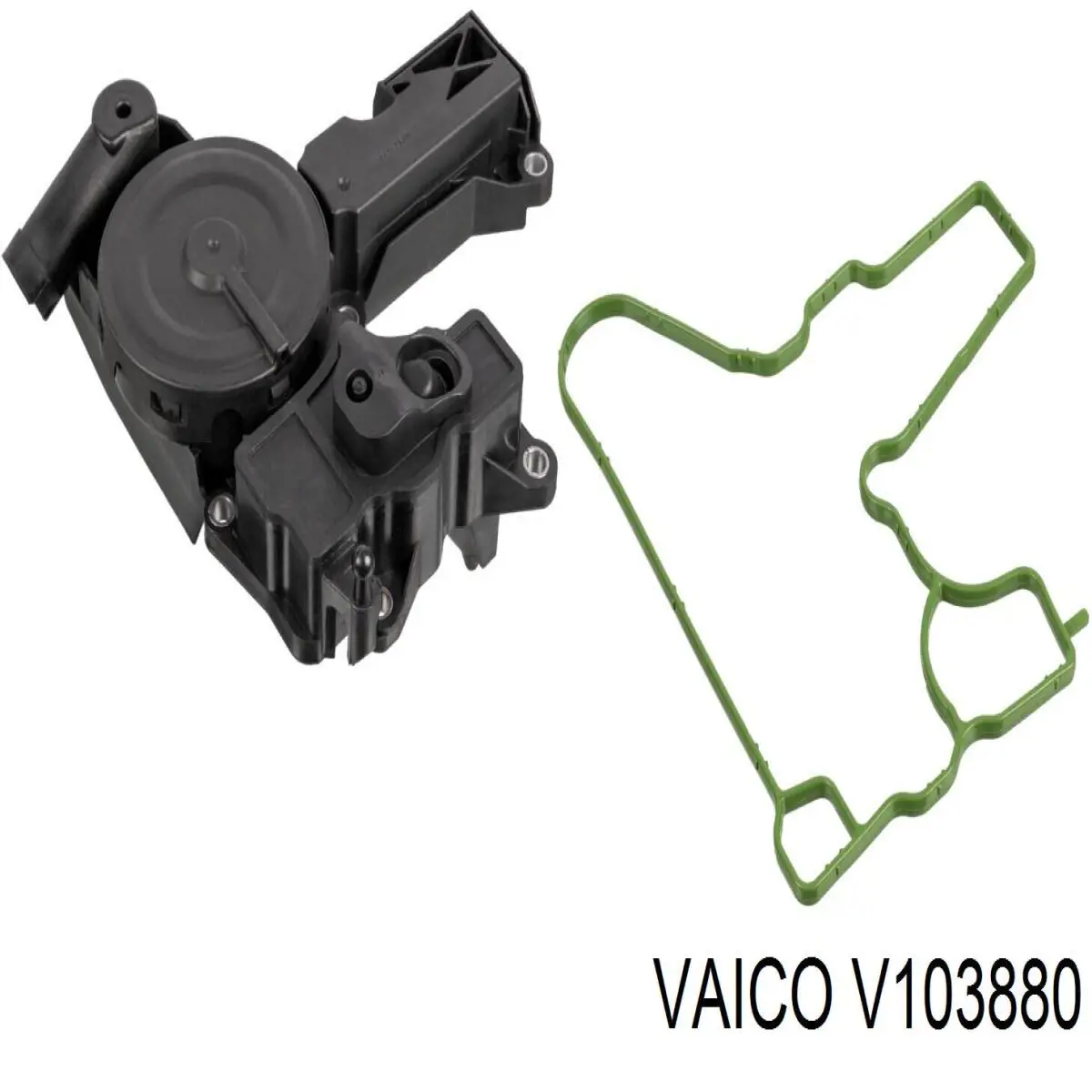 V103880 VEMO/Vaico cano derivado de ventilação de cárter (de separador de óleo)