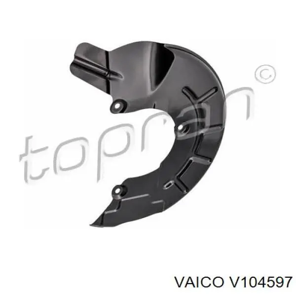 Защита тормозного диска переднего левого VEMO/Vaico V104597