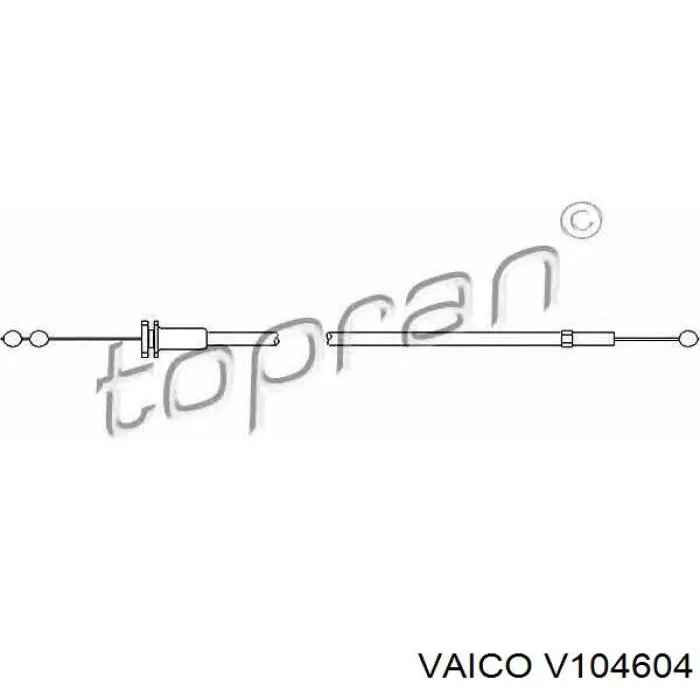 Ручка открывания капота V104604 VEMO/Vaico