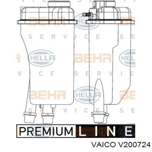 V200724 VEMO/Vaico Расширительный бачок охлаждения