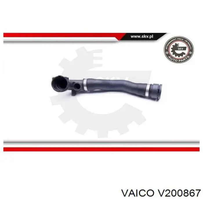 V200867 VEMO/Vaico шланг (патрубок радиатора охлаждения верхний)