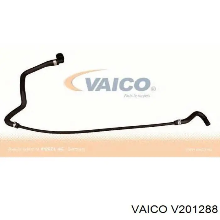 Tubería de radiador, tuberia flexible calefacción, superior V201288 VEMO/Vaico