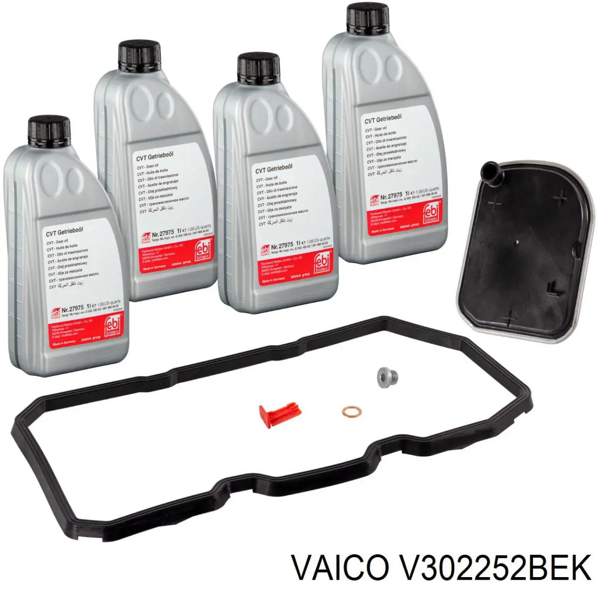 V30-2252-BEK VEMO/Vaico kit de serviço para a substituição de óleo na caixa automática de mudança