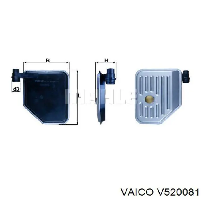 V520081 VEMO/Vaico фильтр акпп