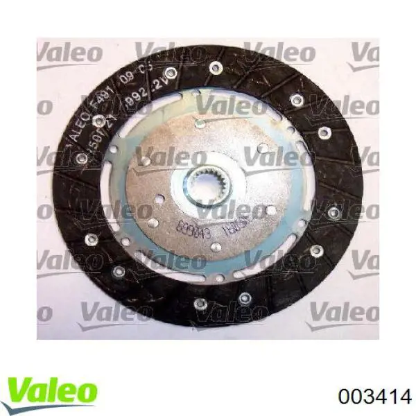 Купить 003414 VALEO Комплект сцепления (диск, корзина, подшипник)