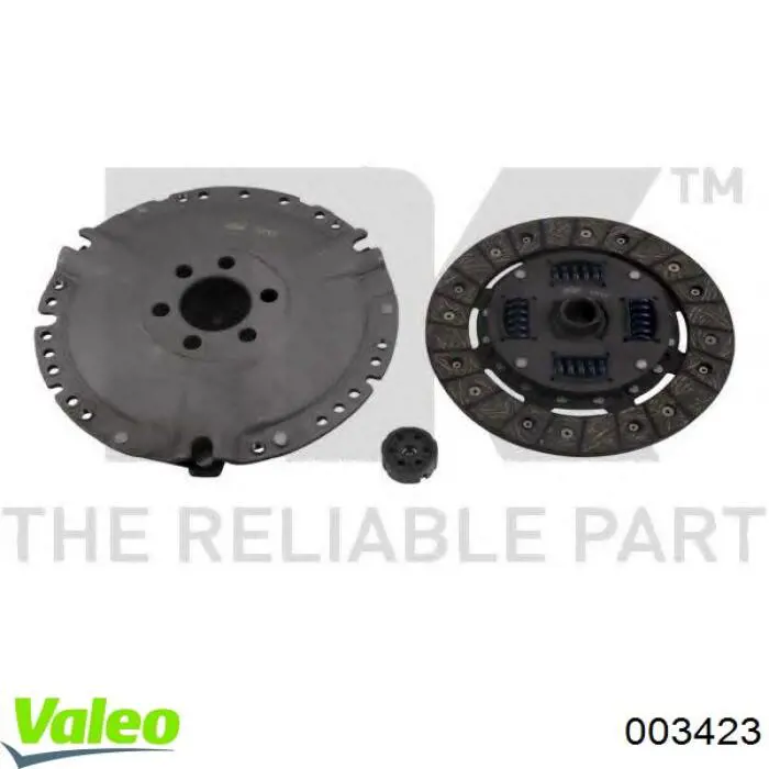 Купить 003423 VALEO Комплект сцепления (диск, корзина, подшипник)