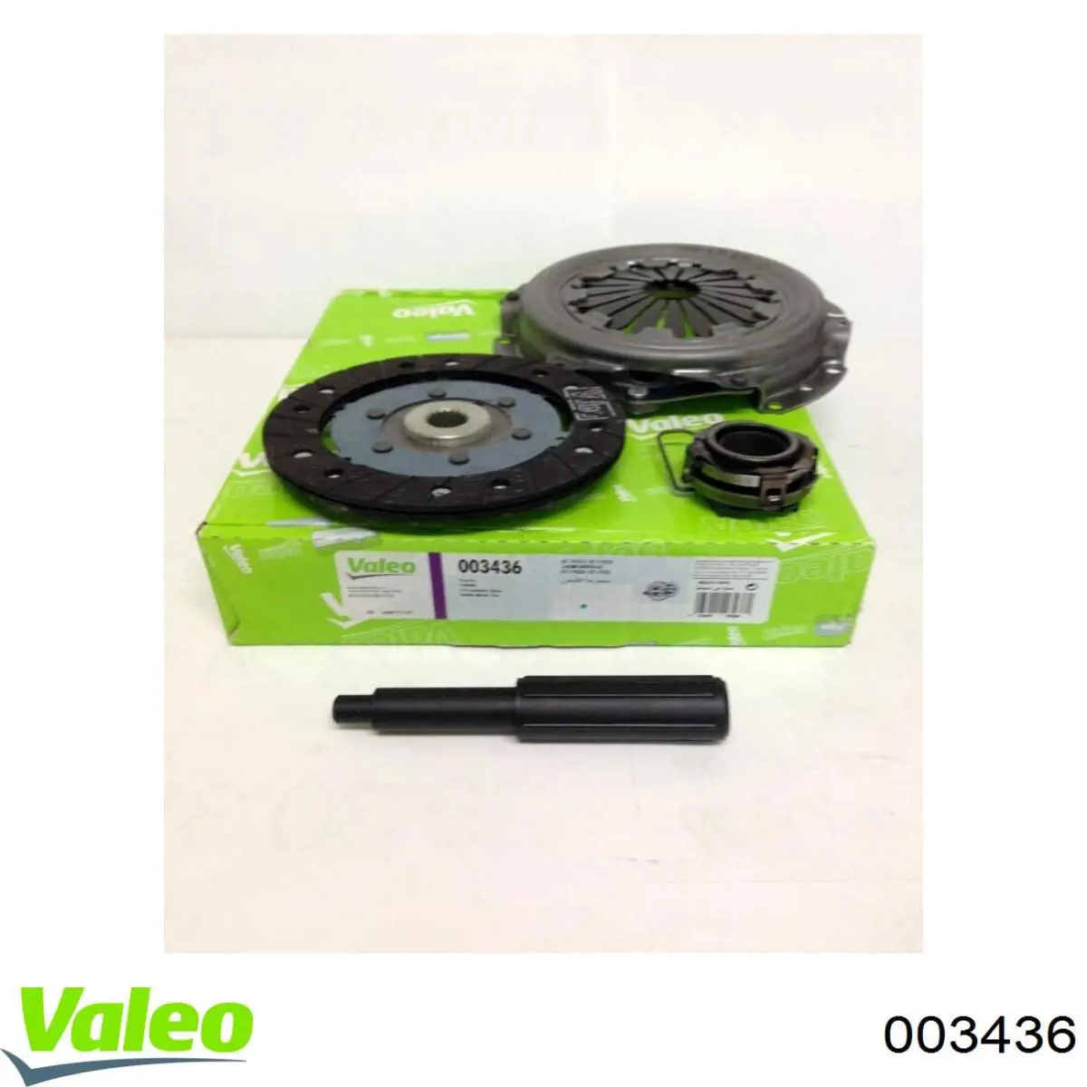 Купить 003436 VALEO Комплект сцепления (диск, корзина, подшипник)