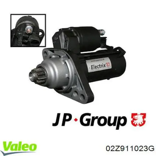 Стартер VALEO 02Z911023G цена, от 33.86 USD