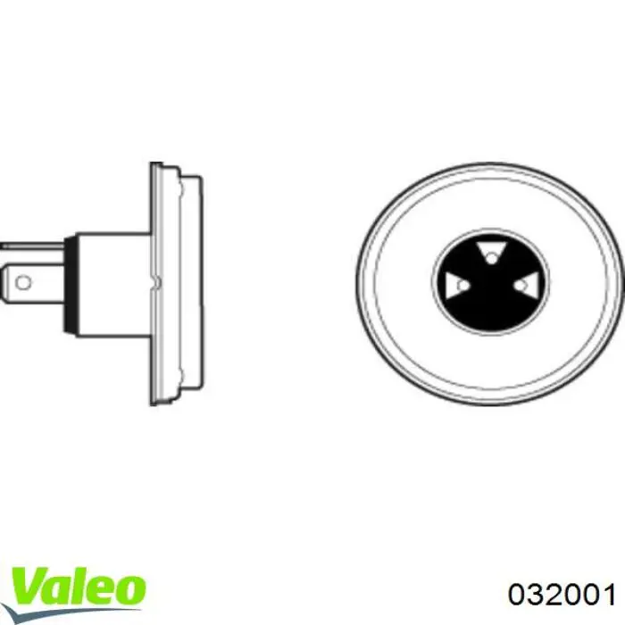 Лампочка галогенная 032001 VALEO