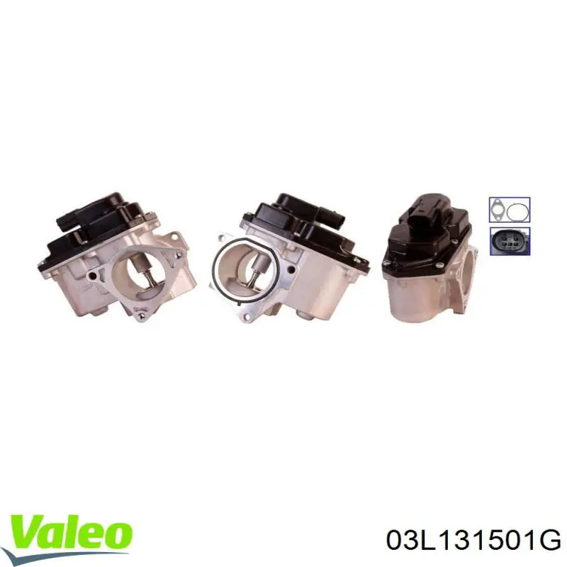 Купить 03L131501G VALEO Клапан EGR системы рециркуляции отработавших газов