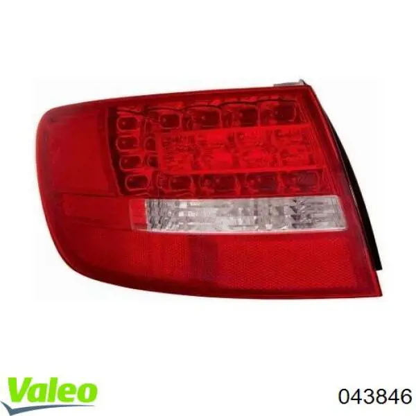 Фонарь задний левый внешний 043846 VALEO