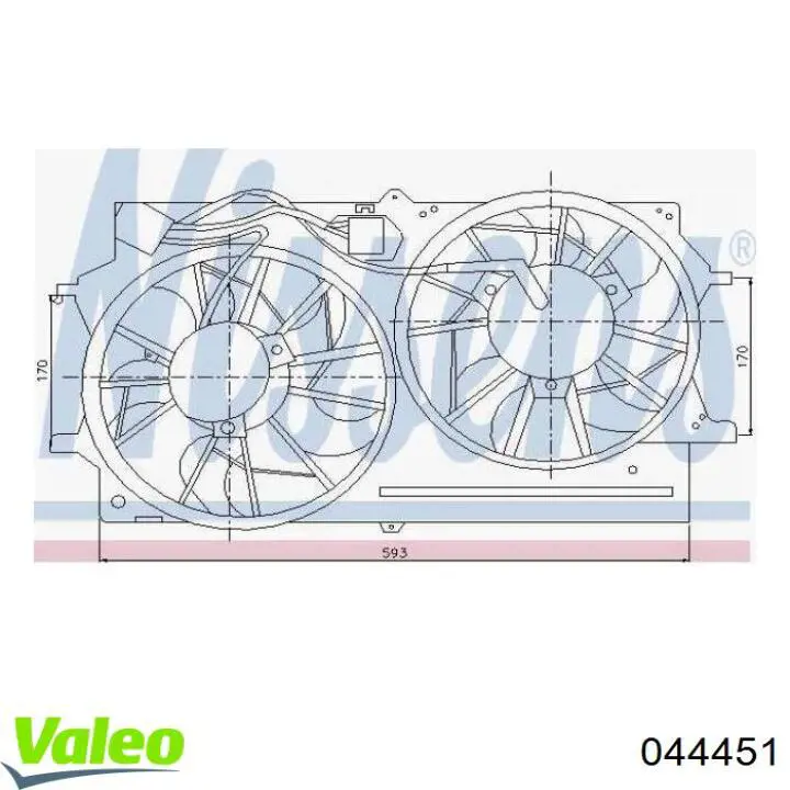 044451 VALEO Фара