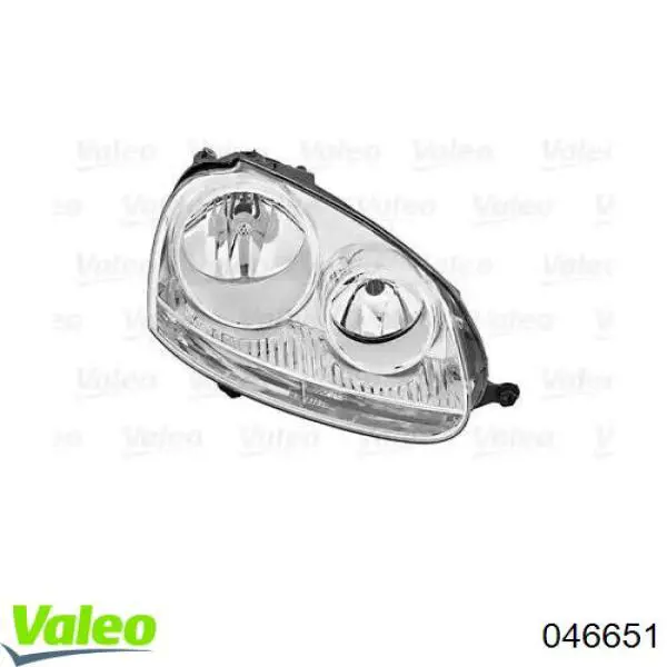 Фара правая 046651 VALEO