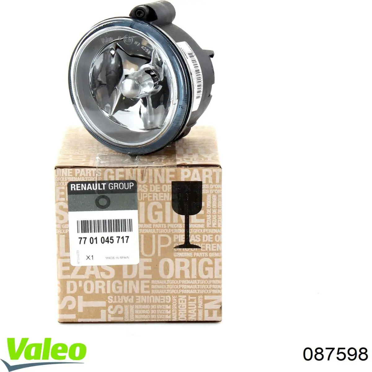 087598 VALEO Противотуманка правая