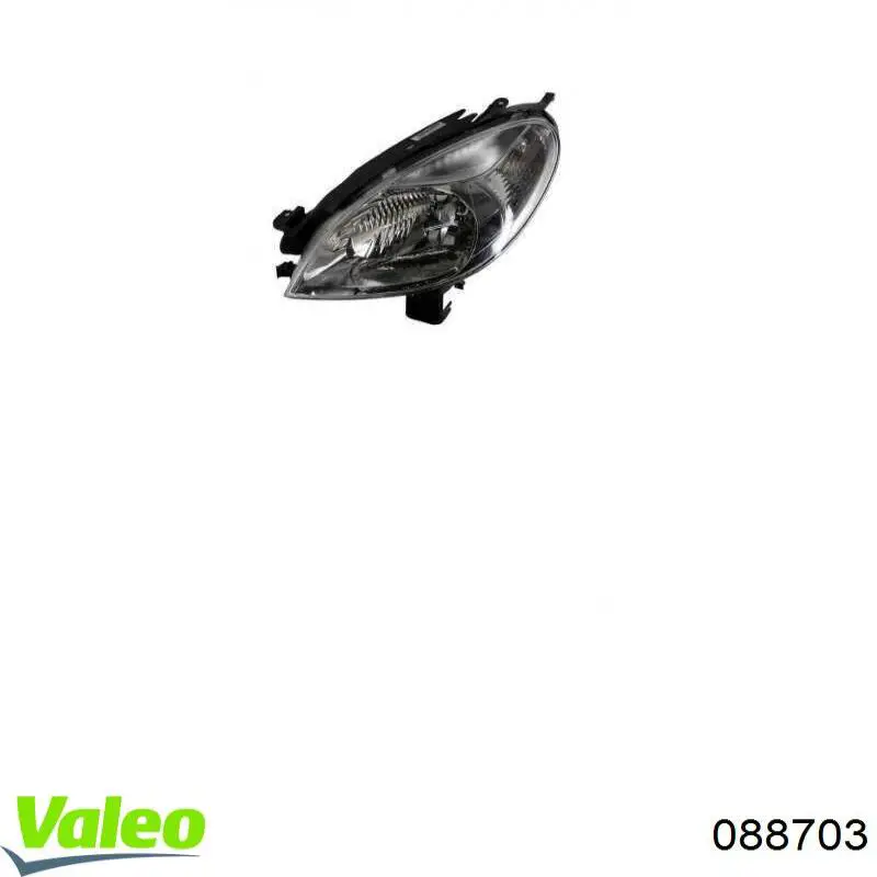 Фара правая 088703 VALEO