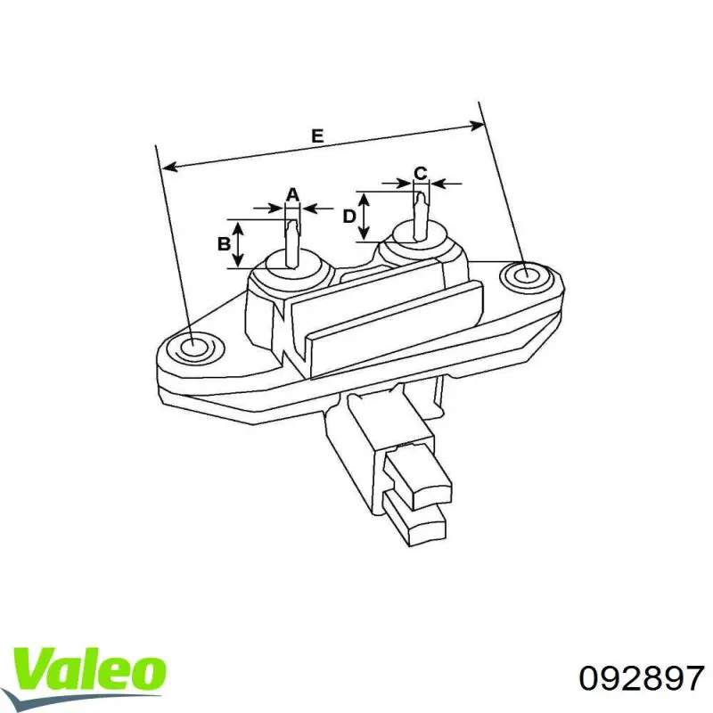 Реле зарядки генератора VALEO 092897 цена, от 8.57 USD