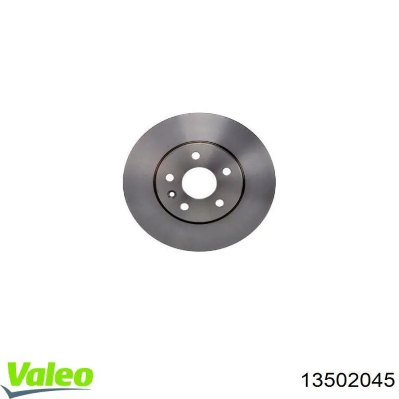 13502045 VALEO Диск тормозной передний
