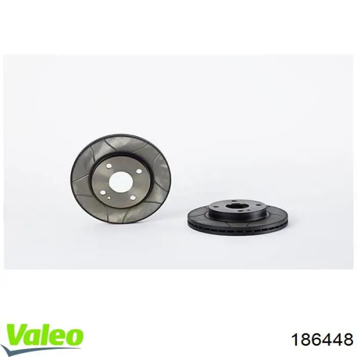186448 VALEO Диск тормозной передний