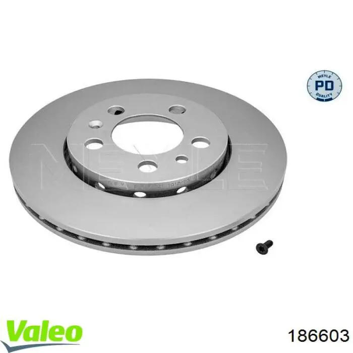 Передний тормозной диск VALEO 186603