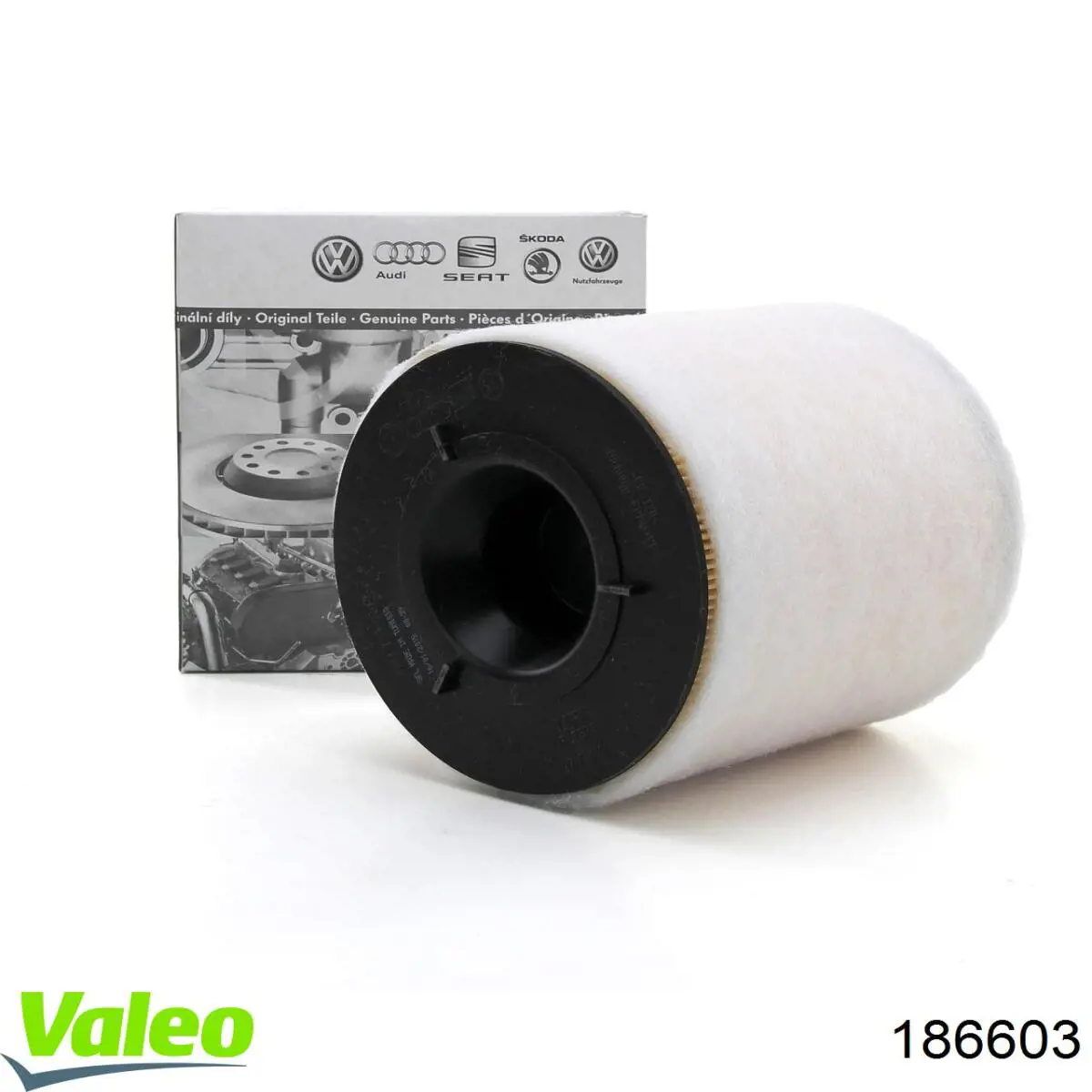 Передние тормозные диски 186603 VALEO