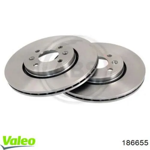 Купить 186655 VALEO Ротор тормозной