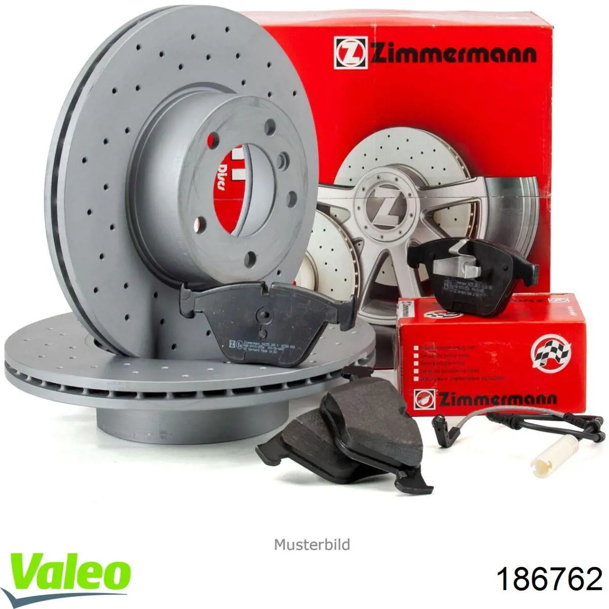 186762 VALEO Диск тормозной передний