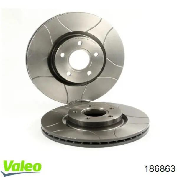 Тормоз дисковый передний VALEO 186863 цена, от 51.03 USD