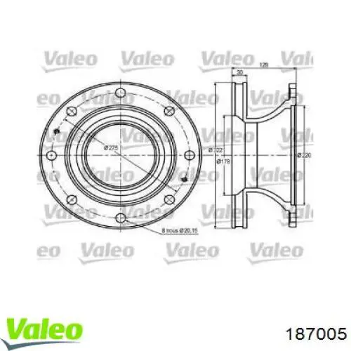 Передние тормозные диски 02665500 PE Automotive