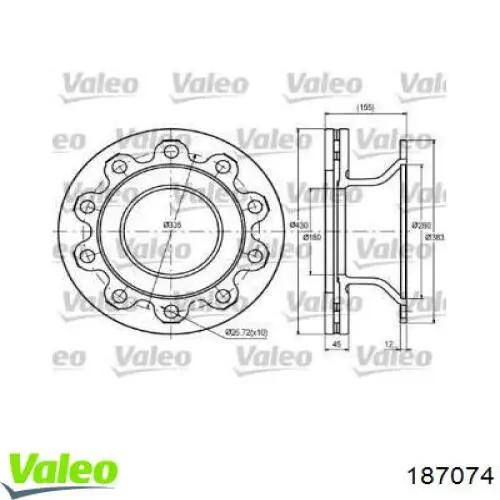 Тормозные диски ED07004 Eker